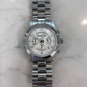 Michael Kors Stainless Steel Oversized Watch